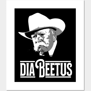 DIABEETUS black and white Posters and Art